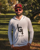 The Classic Lightweight Hoodie - White/Black